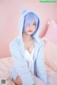 Coser@神楽坂真冬 Vol.005: 蕾姆 Milk by blue (150 photos) P99 No.884d1a