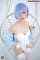 Coser@神楽坂真冬 Vol.005: 蕾姆 Milk by blue (150 photos) P29 No.5ba55e