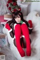 Coser@抱走莫子aa Vol.011: 连体黑丝圣诞比基尼 (30 photos) P4 No.087557 Image No. 53